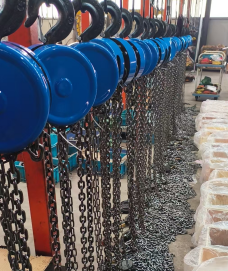 給水泵電機(jī)安裝冠航手拉葫蘆精準(zhǔn)定位順利安裝